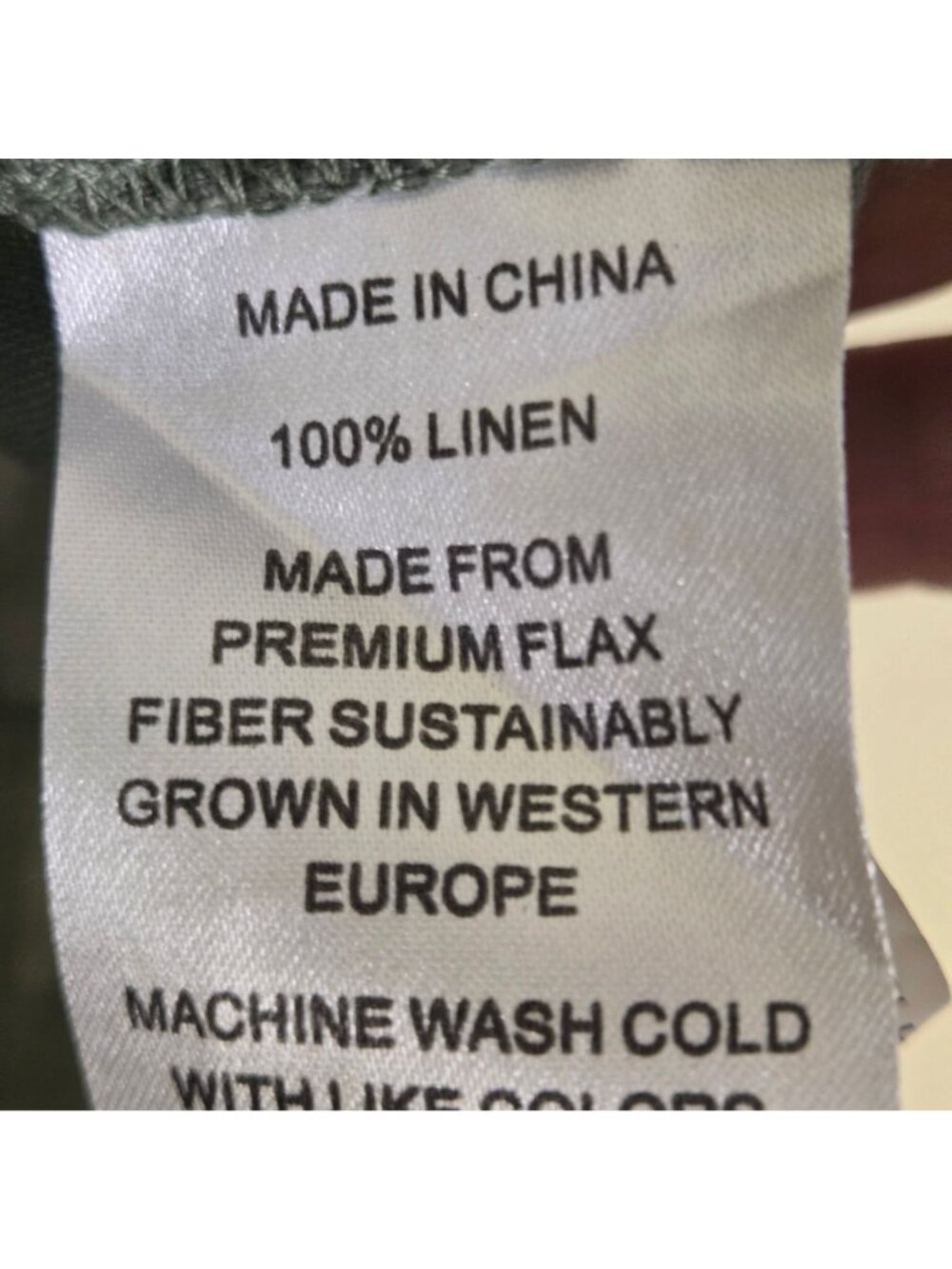 Quince 100% European Linen Tank Light Cargo Size M - Picture 10 of 11